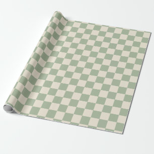 Papel De Regalo Pizarra verde y blanco desactivado
