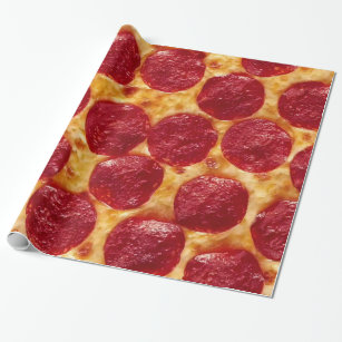 Papel De Regalo pizza de pepperonis