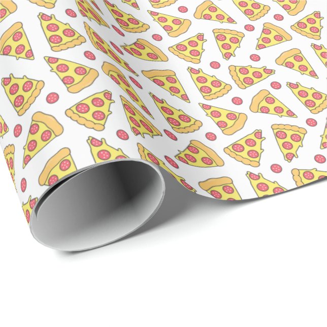 Papel De Regalo Pizzas (Esquina del rollo)