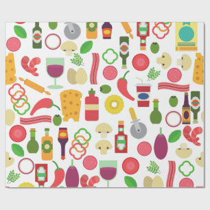 Papel De Regalo pizzería italiana ingredientes para pizzas