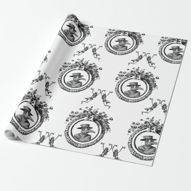 Papel De Regalo Plaga (Desenrollado)