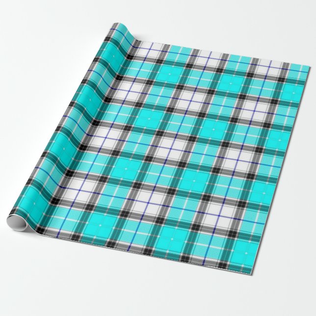 Papel De Regalo Plaid (Desenrollado)