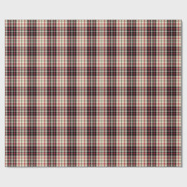Papel De Regalo Plaid beige moderno