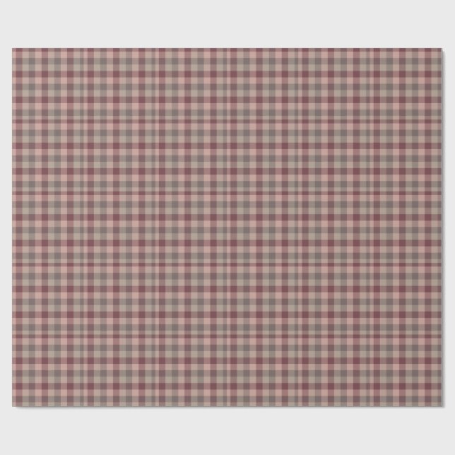 Papel De Regalo Plaid de blushwood (Superficie plana)