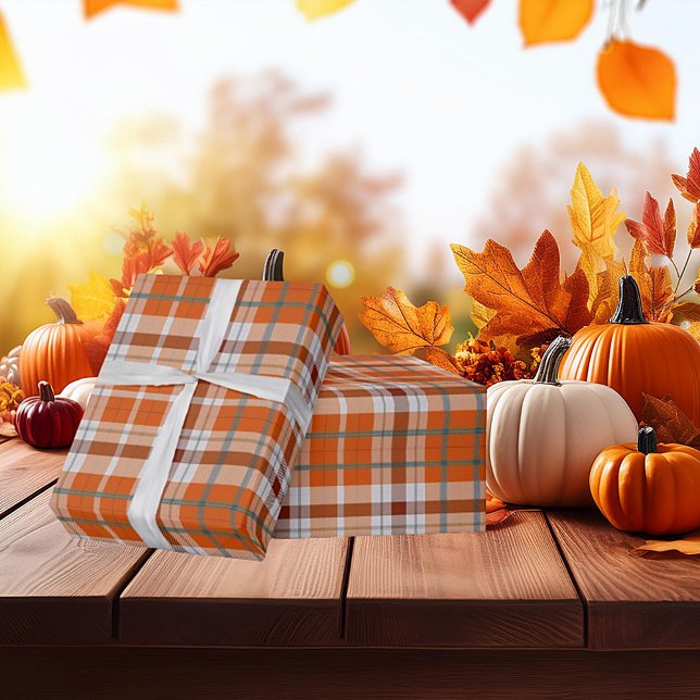 Papel De Regalo Plaid de otoño (Subido por el creador)