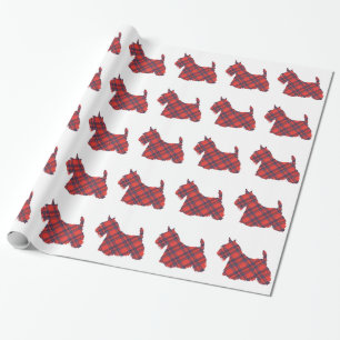 Papel De Regalo PLAID de Terrier de Escocia