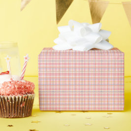 Papel De Regalo Plaid Pastel Bonito