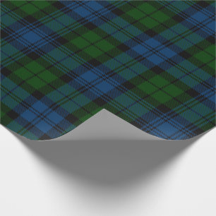 Papel De Regalo Plaid Rustic Campbell Military Tartán