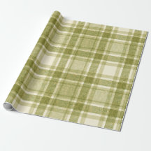 Plaid Terroso | Salvia y Crema