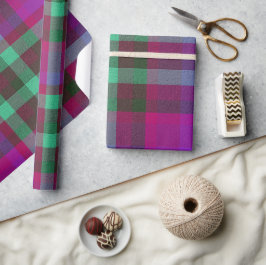 Papel De Regalo Plaid With Patterned Texture Wrapping Paper