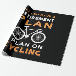 Papel De Regalo Plan De Jubilación I Sobre Ciclismo