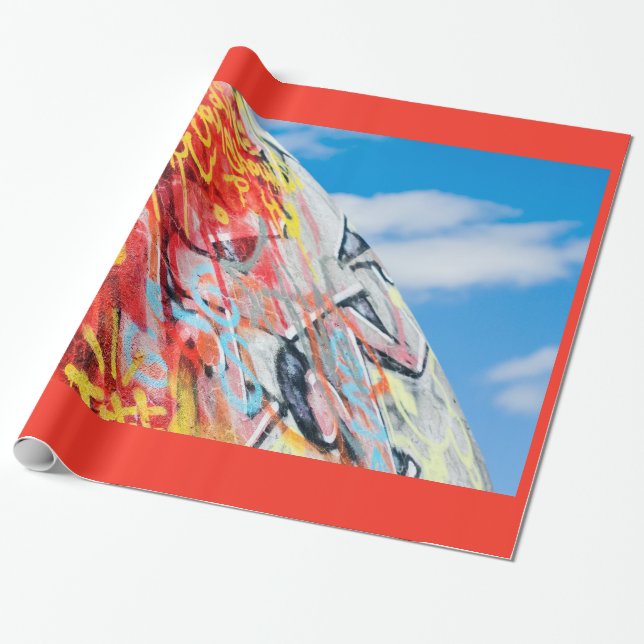 Papel De Regalo planeta graffiti (Desenrollado)
