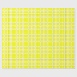 Papel De Regalo Planner Bladder Cancer Awareness Plaid, Yellow