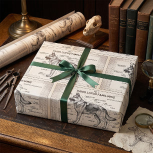 Papel De Regalo Plano de Pastor Alemán
