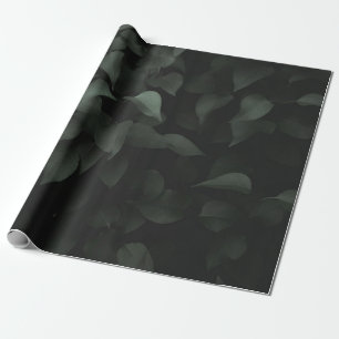PAPEL DE REGALO PLANTA DE HOJAS VERDE