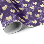 Papel De Regalo Planta de huevos de terciopelo morado violeta de o<br><div class="desc">Magnífico minimalismo y elegancia y papel de envolvimiento delgado de Moda</div>