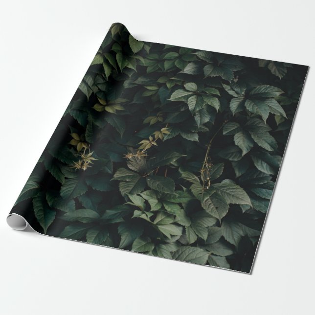PAPEL DE REGALO PLANTA DE LIBERACIÓN VERDE (Desenrollado)