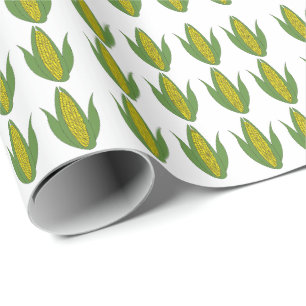 Papel De Regalo Planta de maíz patrón de maíz