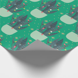 Papel De Regalo Planta de serpientes navidades
