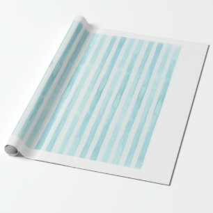 Papel De Regalo Planta floral lavanda franja azul