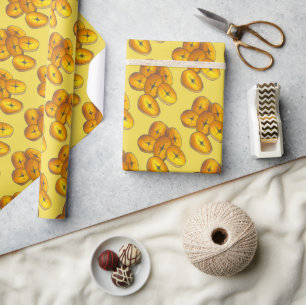 Papel De Regalo Plantaciones fritas cocinando plátanos comida puer