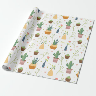 Papel De Regalo Plantas de Interior