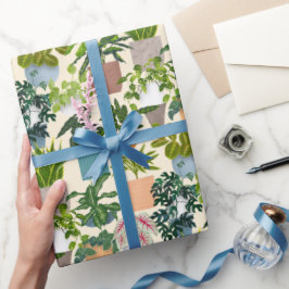 Papel De Regalo Plantas domésticas
