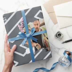 Papel De Regalo Plantilla de Foto Personalizada Inspiración Griega