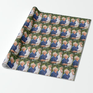 Papel De Regalo Plantilla de fotografía personalizada
