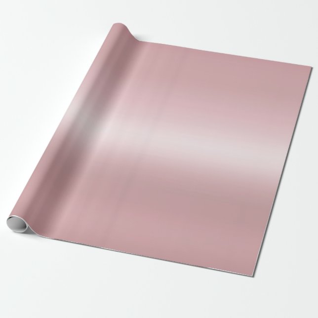 Papel De Regalo Plantilla de oro Rosa Elegante moderno de moda gla (Desenrollado)