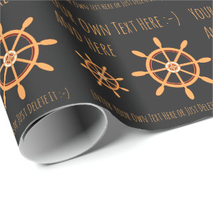 Papel De Regalo Plantilla de regalo personal del propietario de Sa