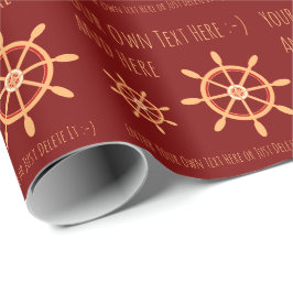 Papel De Regalo Plantilla de regalo personal del propietario de Sa