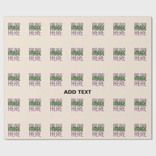 PAPEL DE REGALO PLANTILLA DE TEXTO DE IMAGEN NATURAL SIMPLE EDITAB