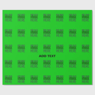 PAPEL DE REGALO PLANTILLA DE TEXTO DE IMAGEN VERDE LIMA EDITABLE M