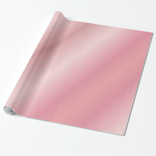 Papel De Regalo Plantilla elegante glamurosa de oro rosa Regalo