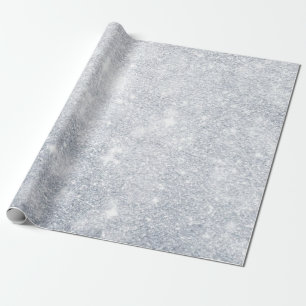 Papel De Regalo Plantilla Guay Silver Sparkly Mejor Elegante Moder