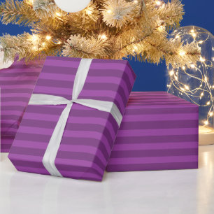 Papel De Regalo Plantilla minimalista elegante rústica púrpura ray