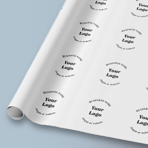 Papel De Regalo Plantilla retro-moderna minimalista para su logoti
