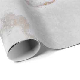 Papel De Regalo Plata de marfil Gris Metálico Strokes Mármol