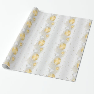 Papel De Regalo Plata y oro