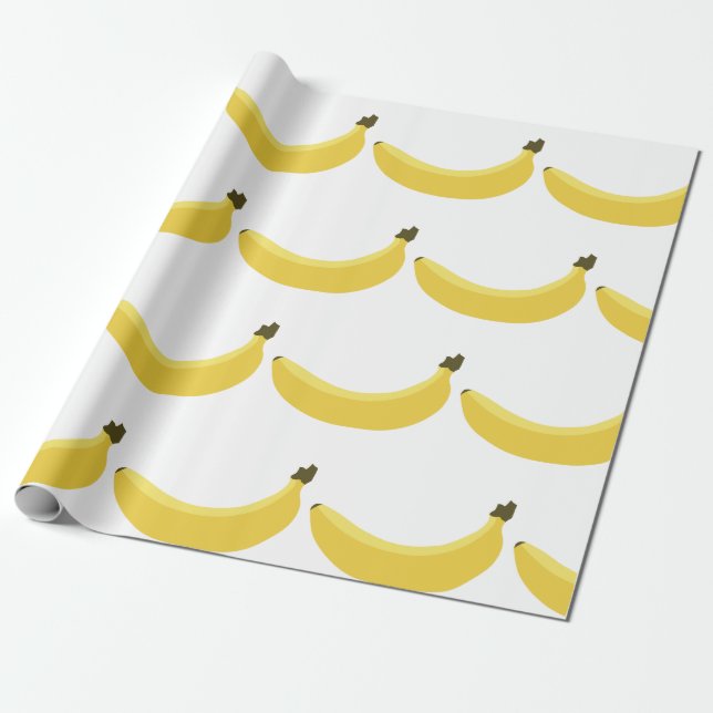 Papel De Regalo Plátano (Desenrollado)