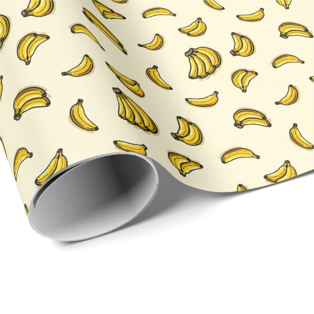 Papel De Regalo Plátanos (Esquina del rollo)