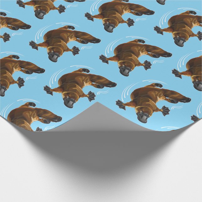 Papel De Regalo platypus con carne de pato (Esquina)