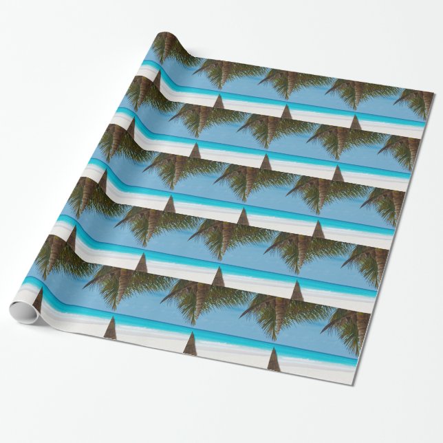 Papel De Regalo Playa  (Desenrollado)