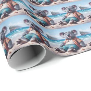 Papel De Regalo Playa de Koala