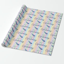 Papel De Regalo Playa de Verano Boda Océano Seashell Estripa Arcoi