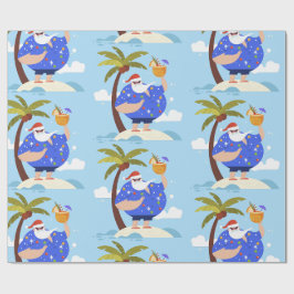 Papel De Regalo playa tropical navidades de verano vacaciones sant