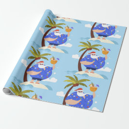 Papel De Regalo playa tropical navidades de verano vacaciones sant