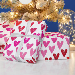 Papel De Regalo Playful Hearts, 10 pies.