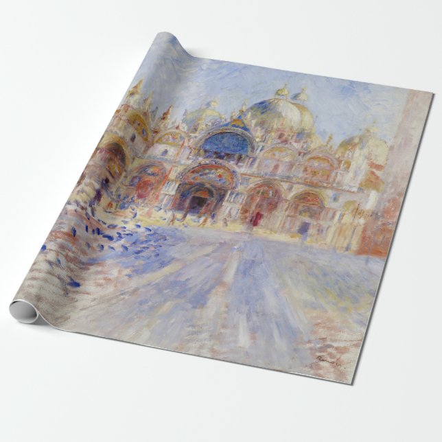 Papel De Regalo Plaza San Marcos, Venecia (Piazza San Marco) (Desenrollado)